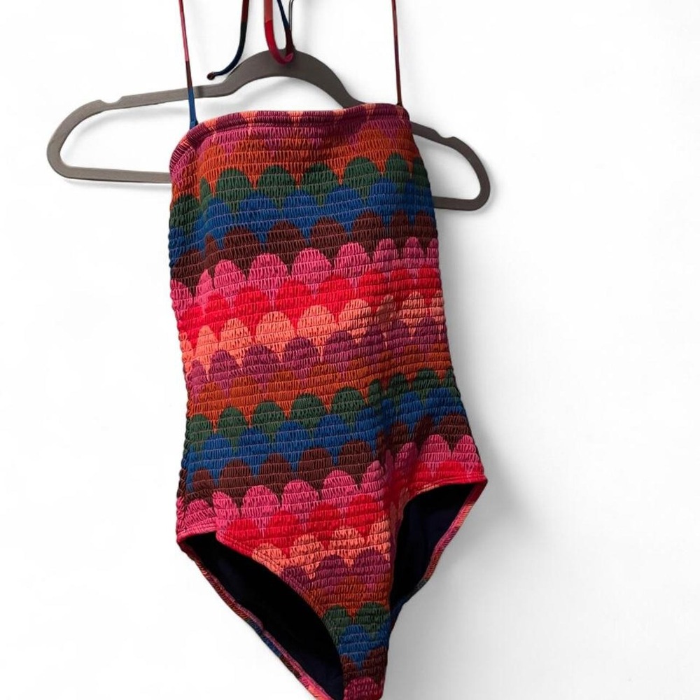 Biden Milo's Smocked Swimsuit - one piece detachable halter swimwear